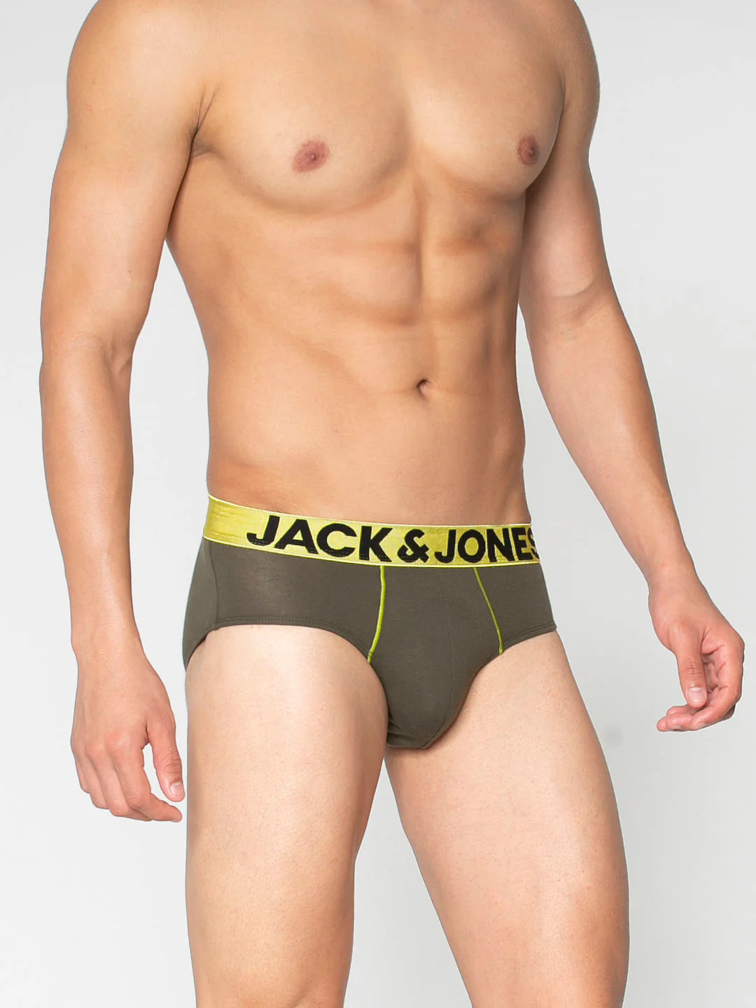 Pack Of Two Solid Briefs - Red And Green - Image 3