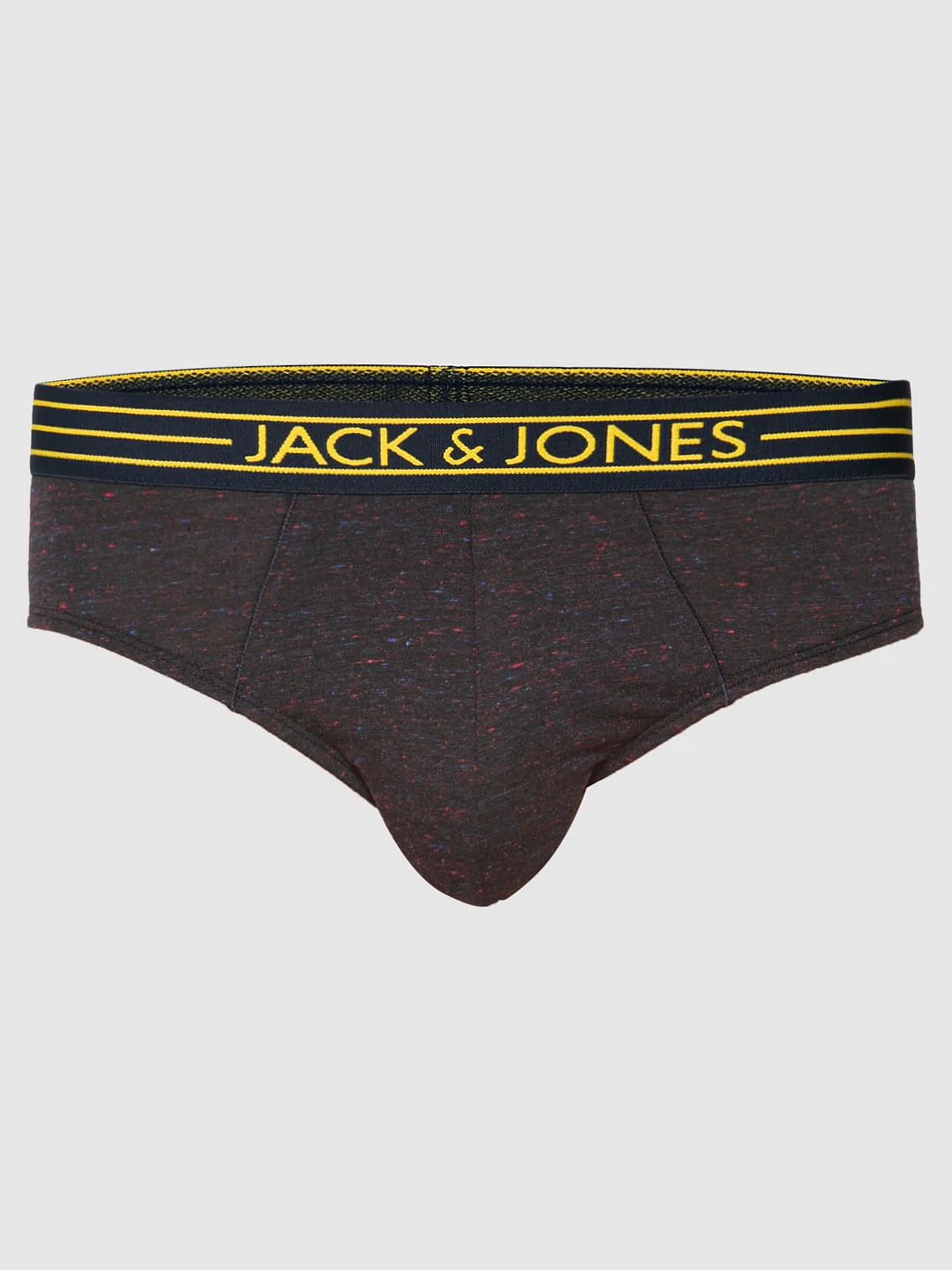 Black Textured Print Briefs - Image 6