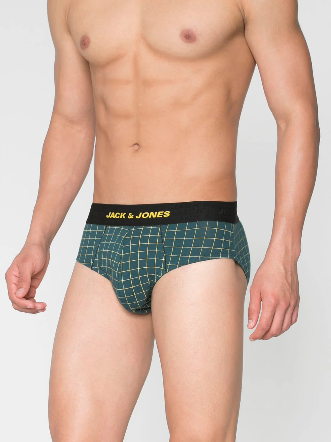 Teal Checks Briefs - Image 2
