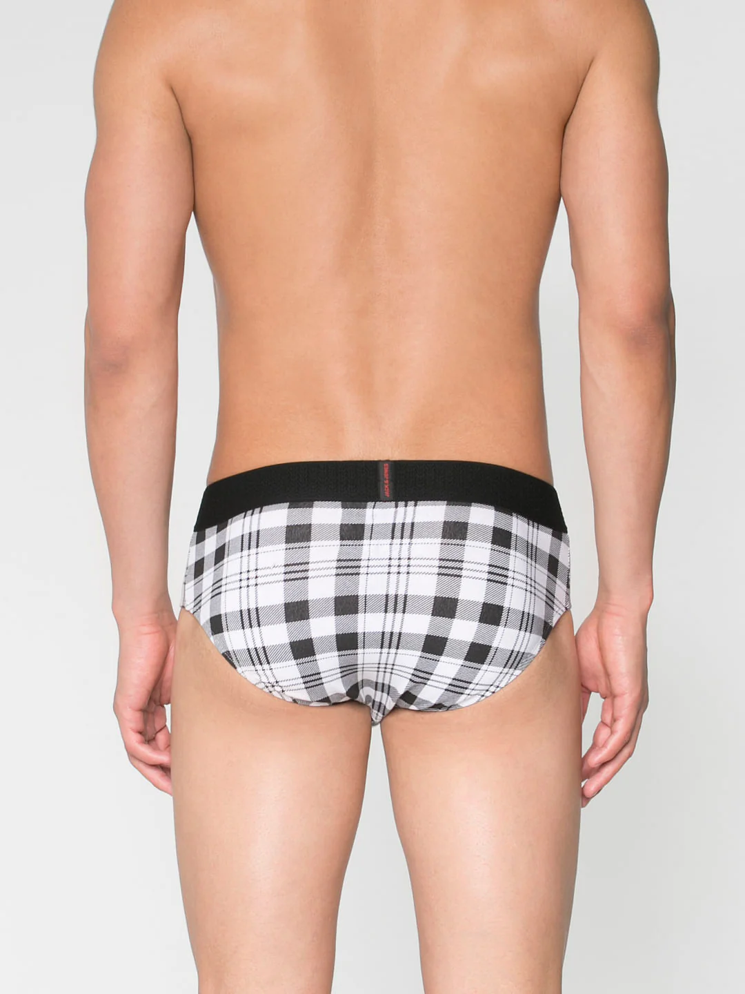 White Checks Briefs - Image 4