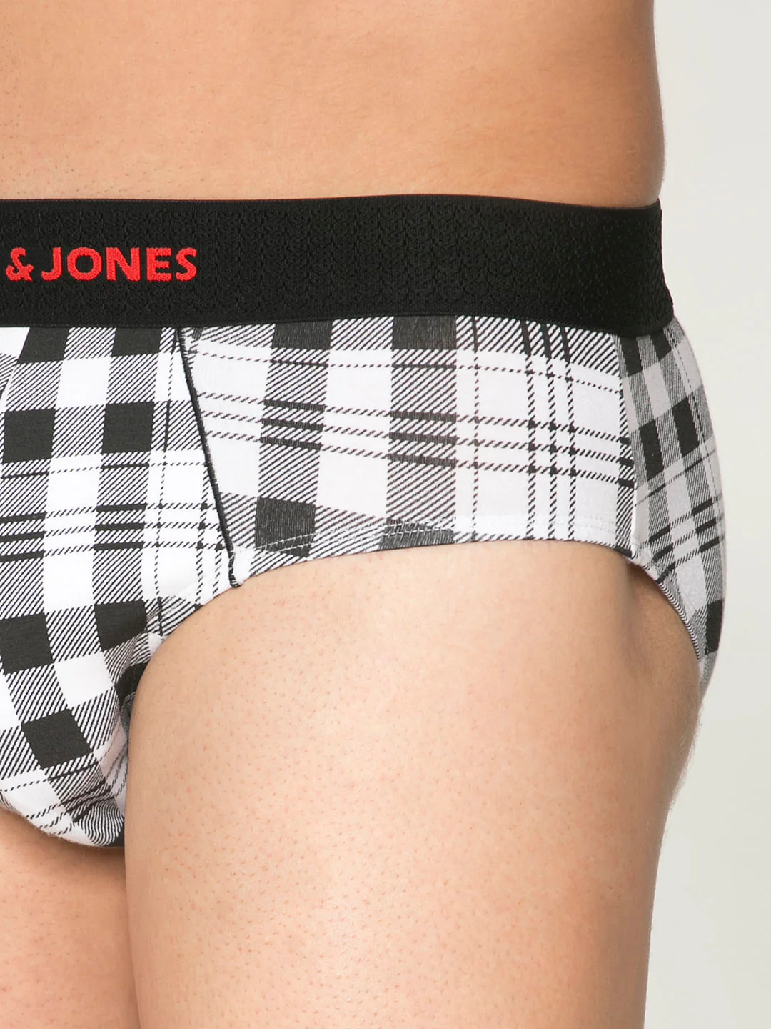 White Checks Briefs - Image 5