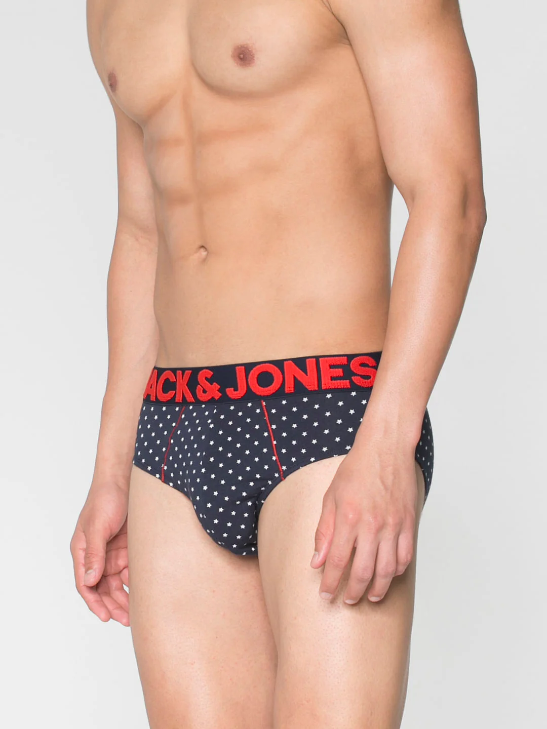 Blue All Over Star Print Briefs - Image 2