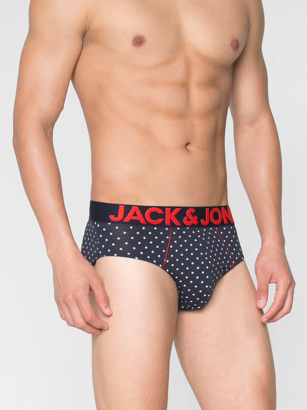 Blue All Over Star Print Briefs - Image 3