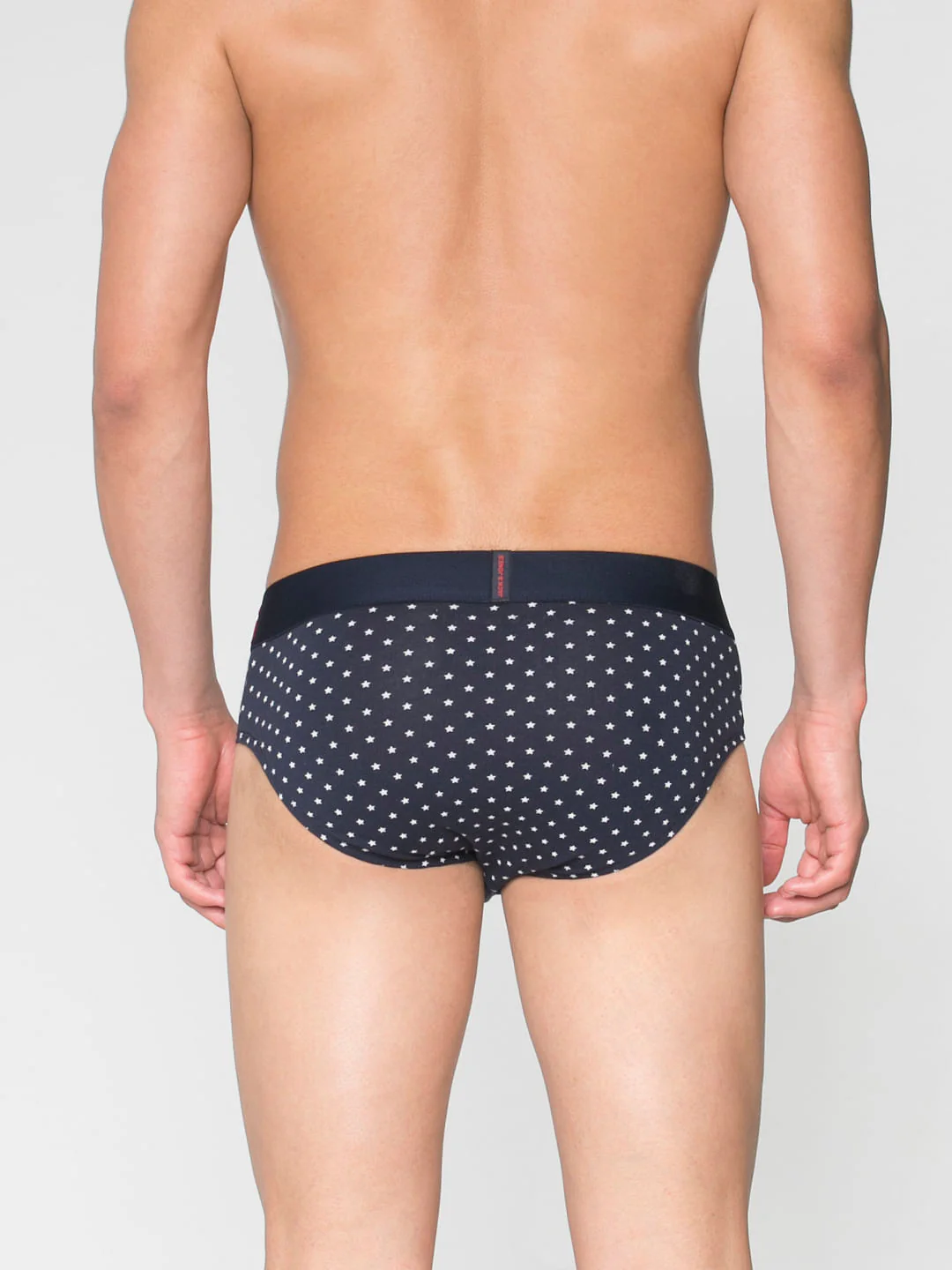 Blue All Over Star Print Briefs - Image 4