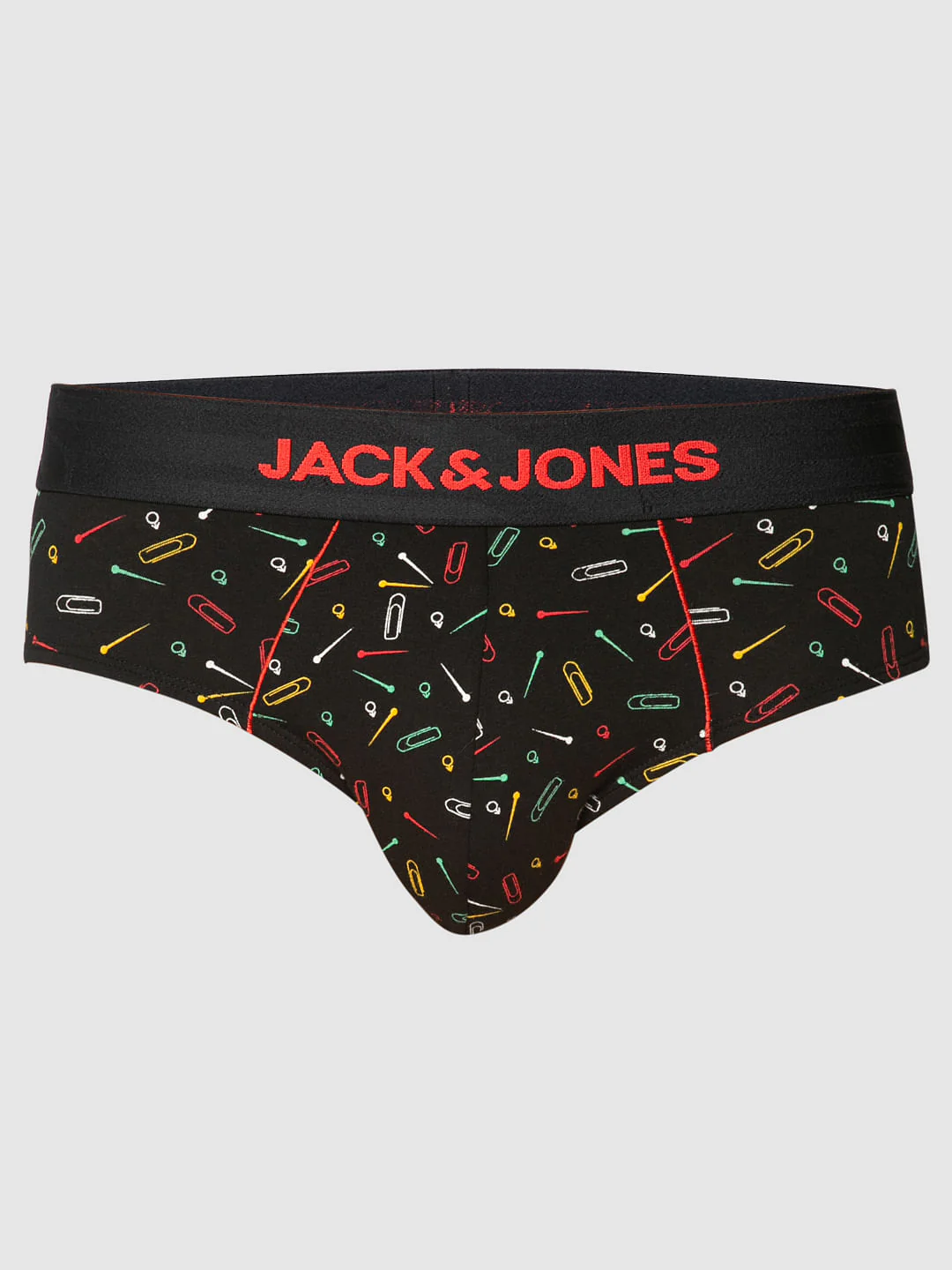 Black All Over Pin Print Briefs - Image 6