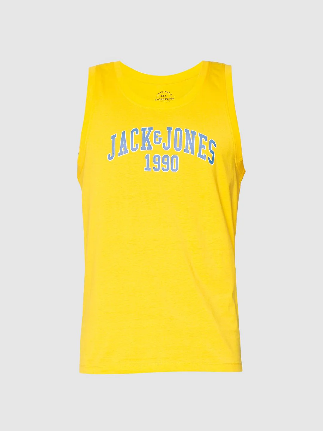 Yellow Text Print Vest - Image 7