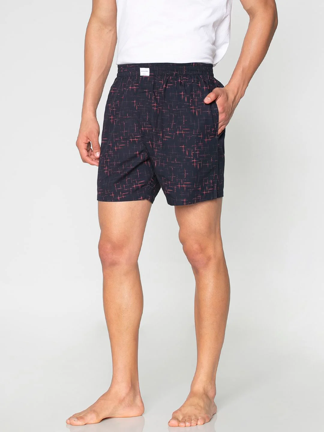 Navy Blue Printed Boxers - Image 3