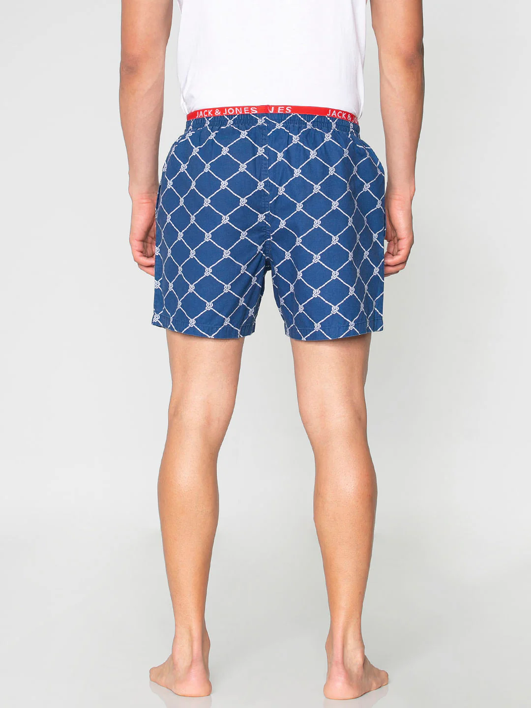 Blue All Over Knot Print Boxers - Image 5