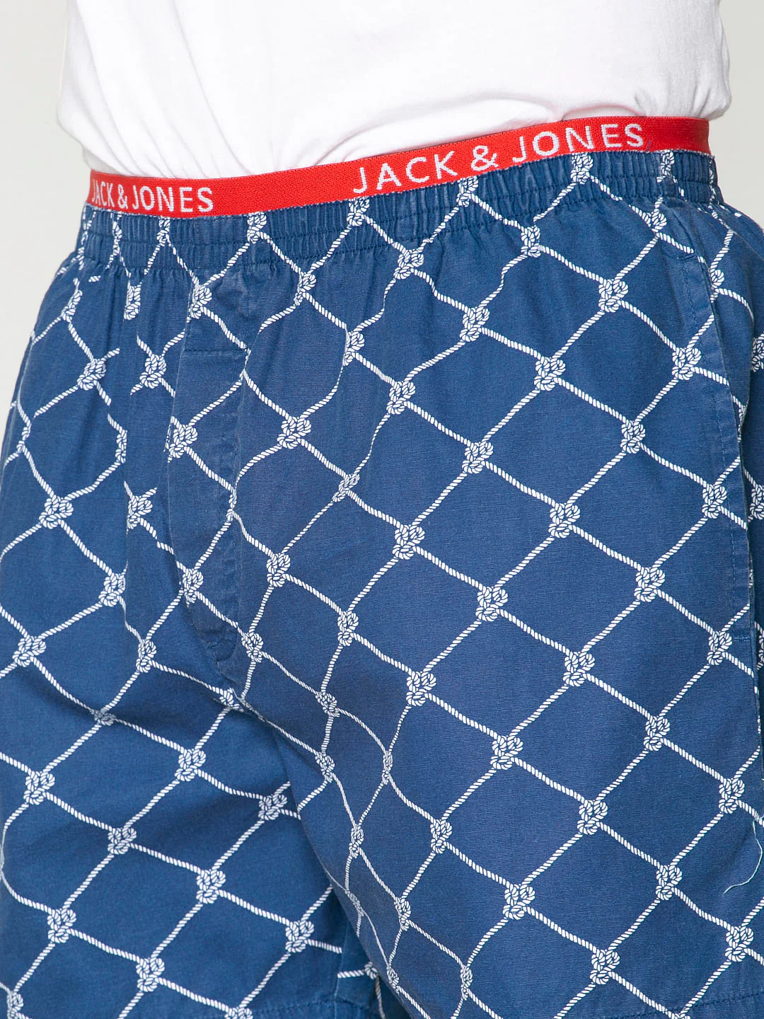 Blue All Over Knot Print Boxers - Image 6