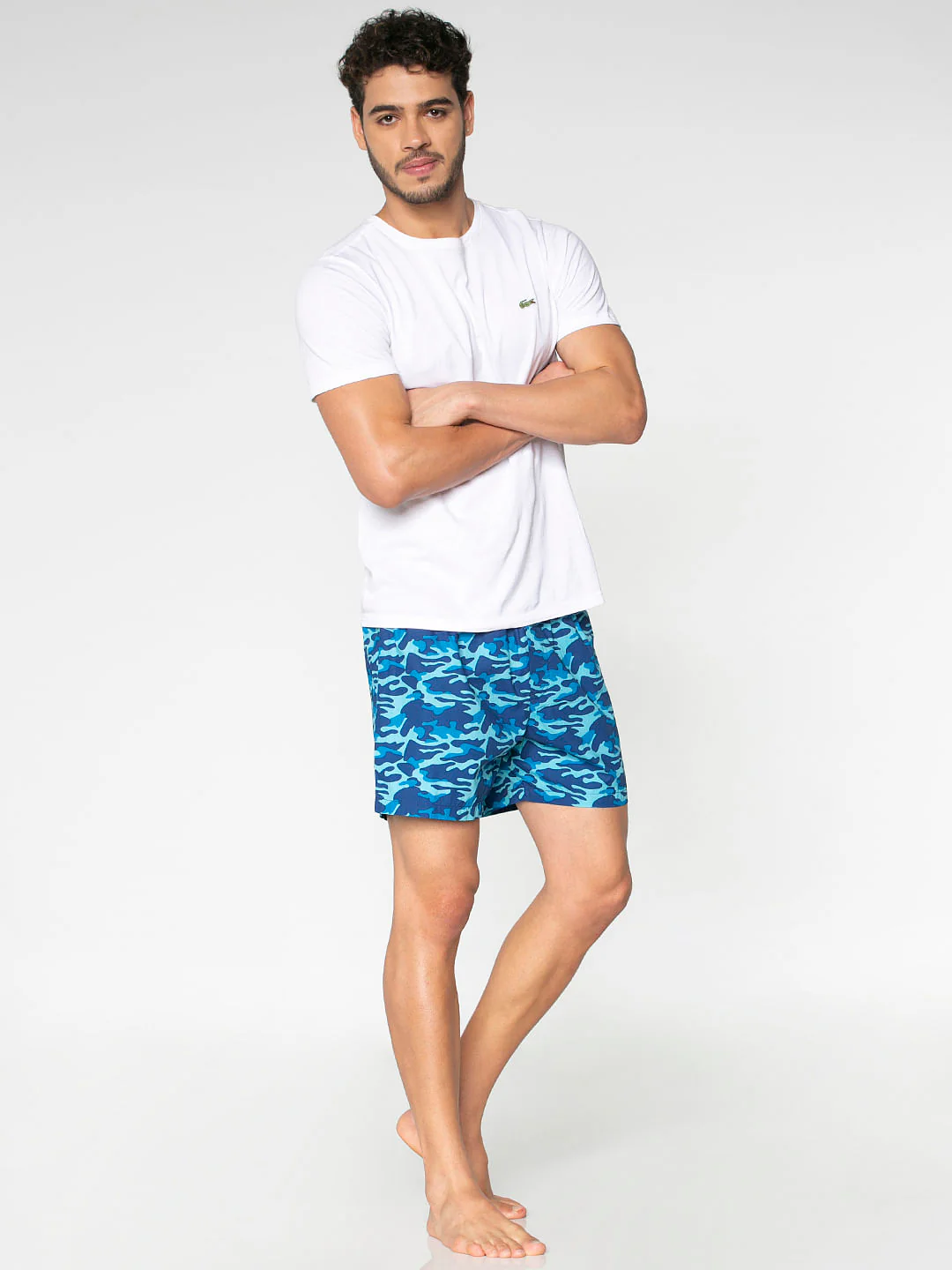 Blue Camo Print Boxers - Image 2