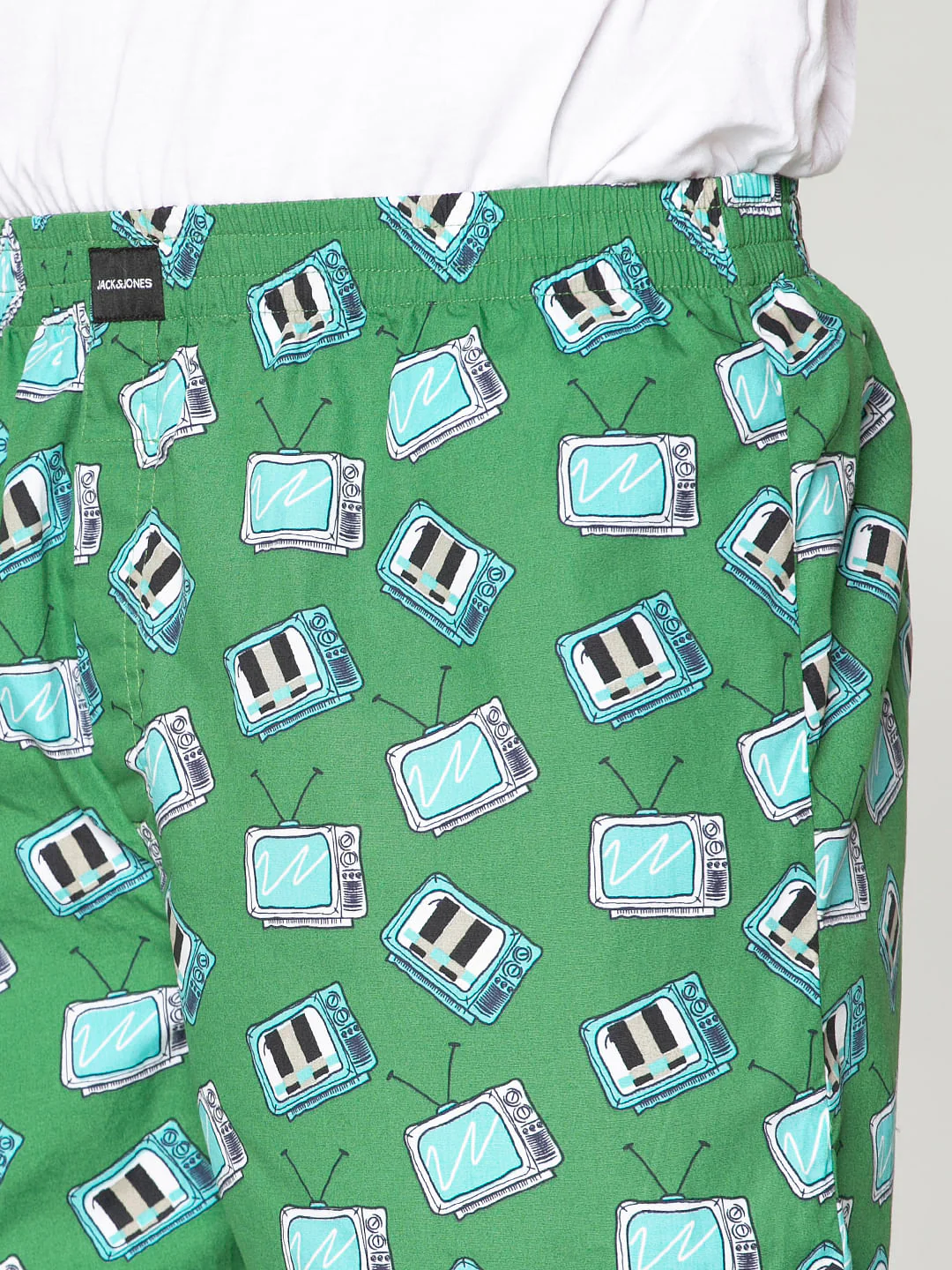 Green All Over Television Graphic Print Boxers - Image 6