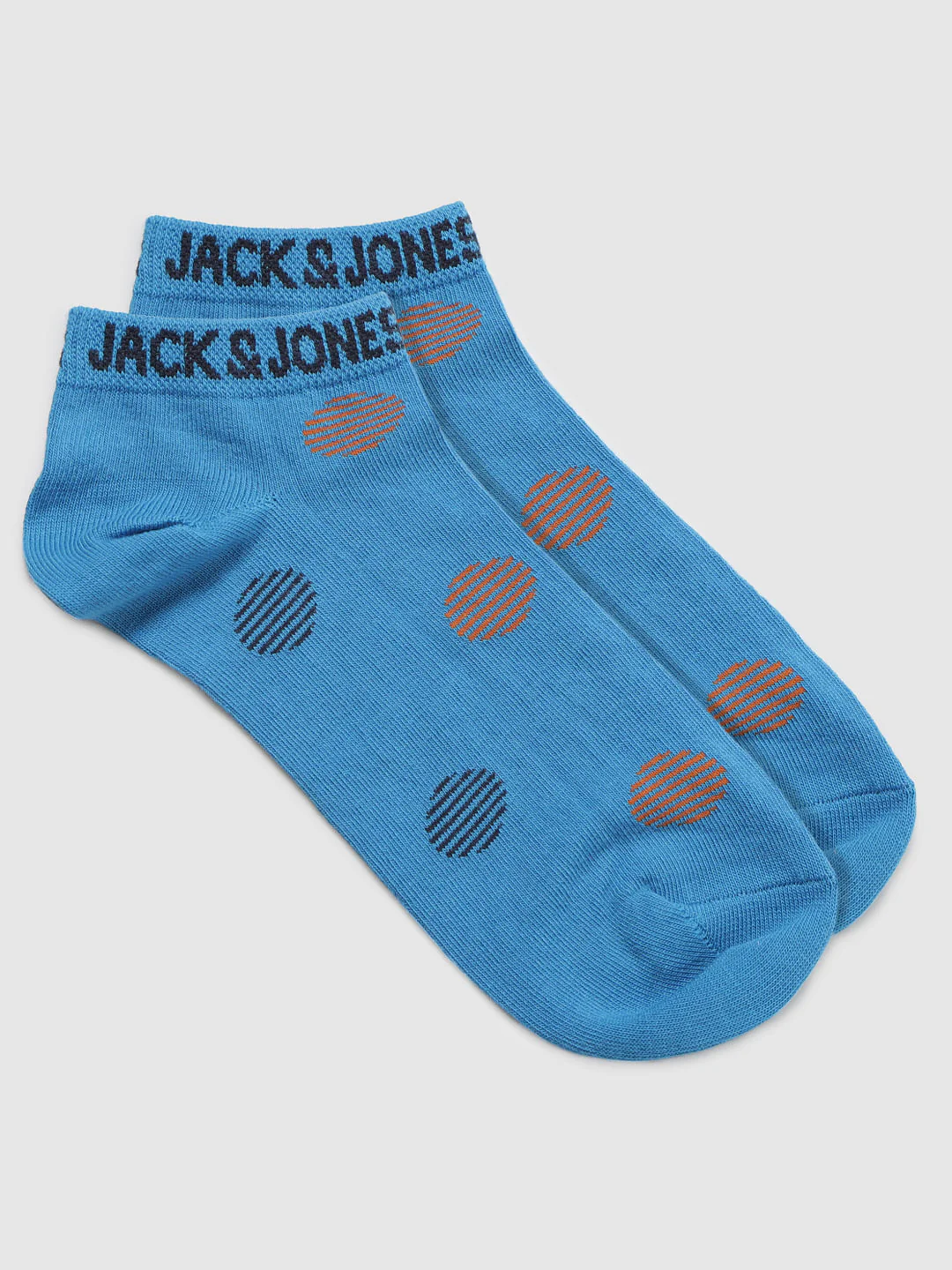 Red Printed Ankle Length Socks - Image 8