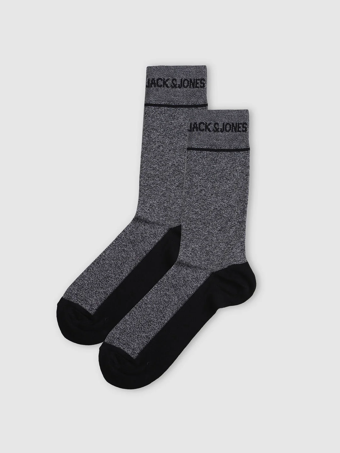 Grey Mid Calf Length Socks