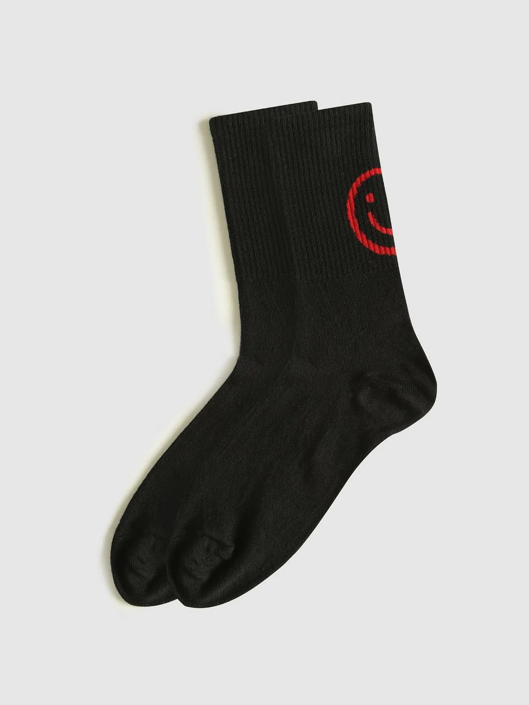 Pack Of Three Mid Calf Length Socks - White, Black, White & Black - Image 3