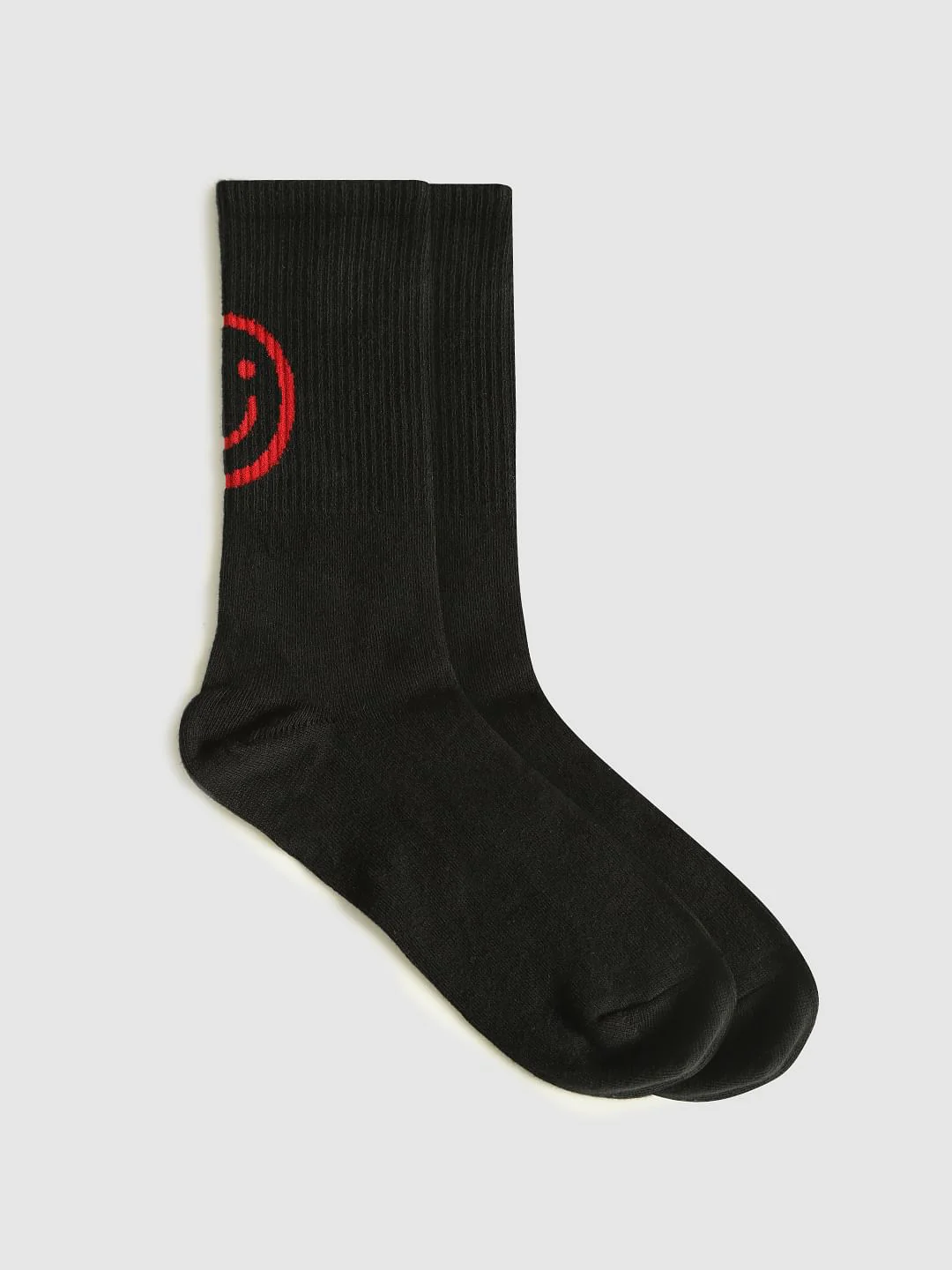 Pack Of Three Mid Calf Length Socks - White, Black, White & Black - Image 4