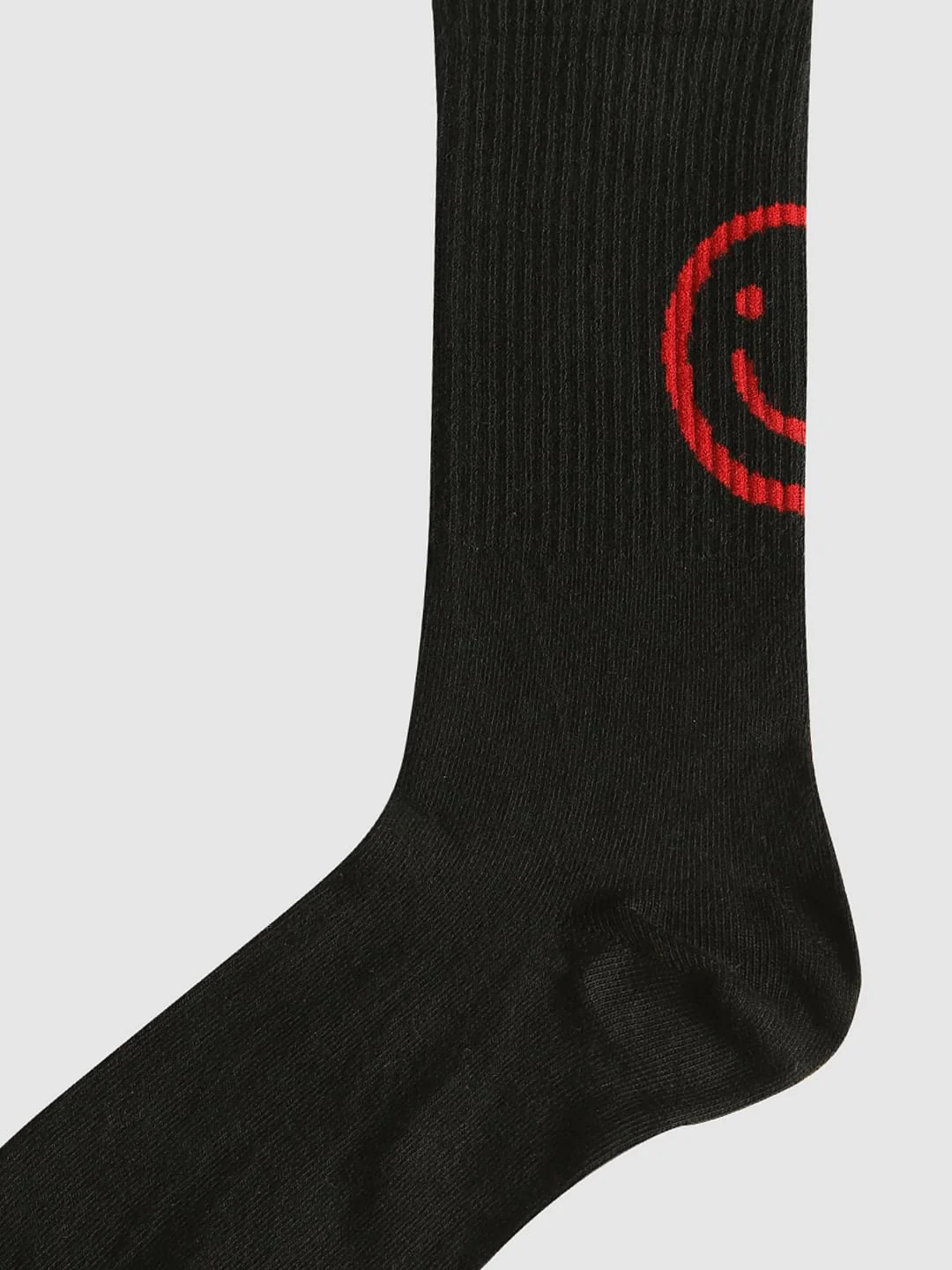 Pack Of Three Mid Calf Length Socks - White, Black, White & Black - Image 5