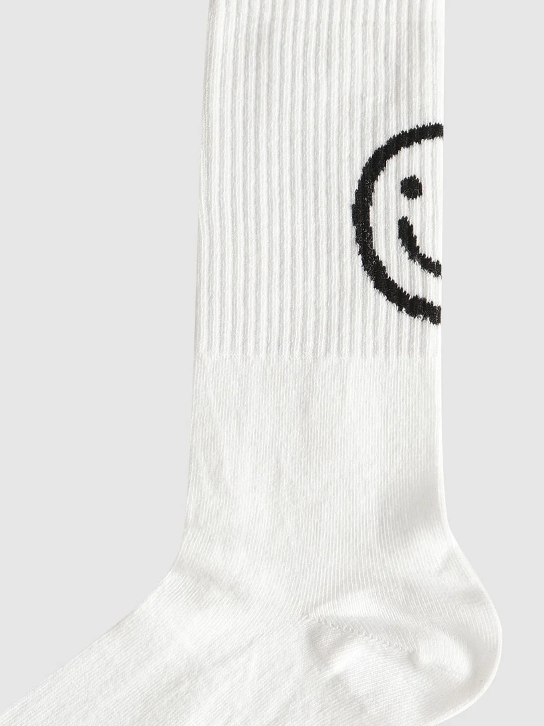 Pack Of Three Mid Calf Length Socks - White, Black, White & Black - Image 6