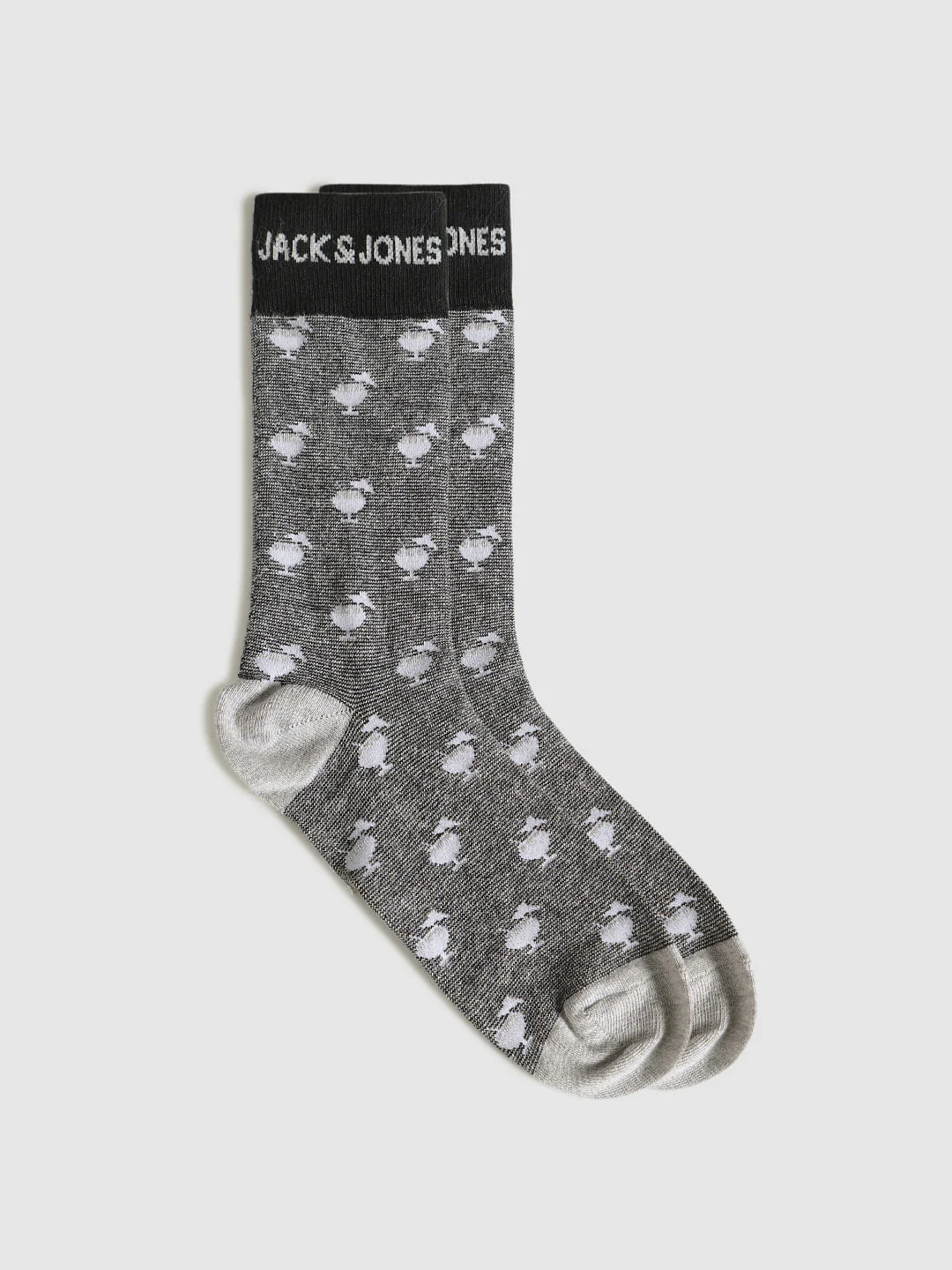 Pack Of Three Printed Mid Calf Length Socks - Image 2