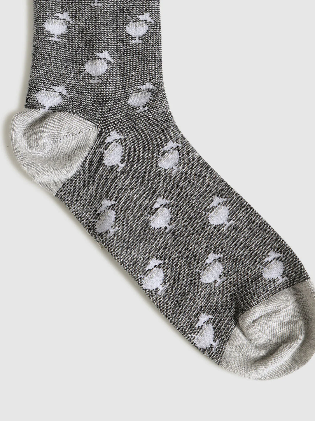 Pack Of Three Printed Mid Calf Length Socks - Image 3
