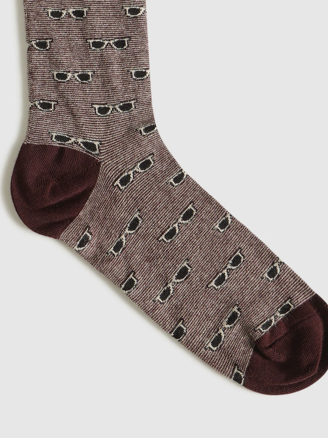 Pack Of Three Printed Mid Calf Length Socks - Image 6