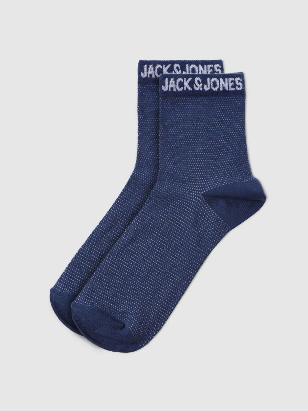 Blue Printed Mid Calf Length Pack Of Five Socks - Image 6