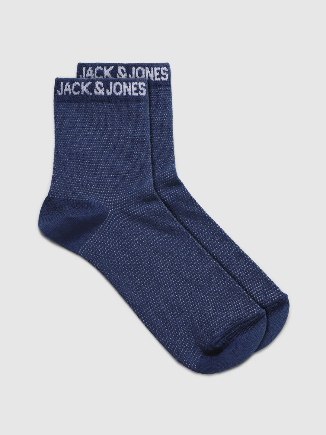 Blue Printed Mid Calf Length Pack Of Five Socks - Image 7