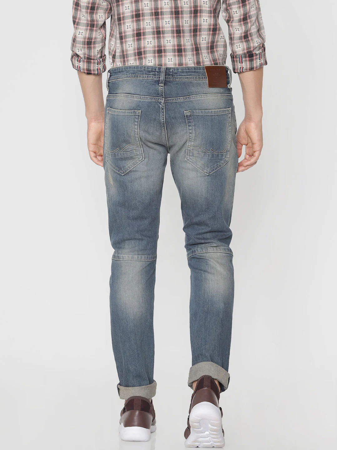 Blue Ripped Tim Anti Fit Jeans - Image 4