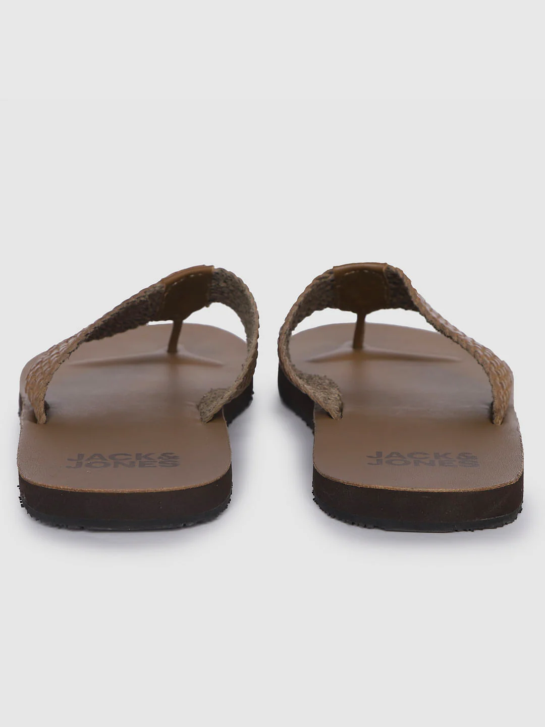 Brown Leather Flip Flops - Image 4