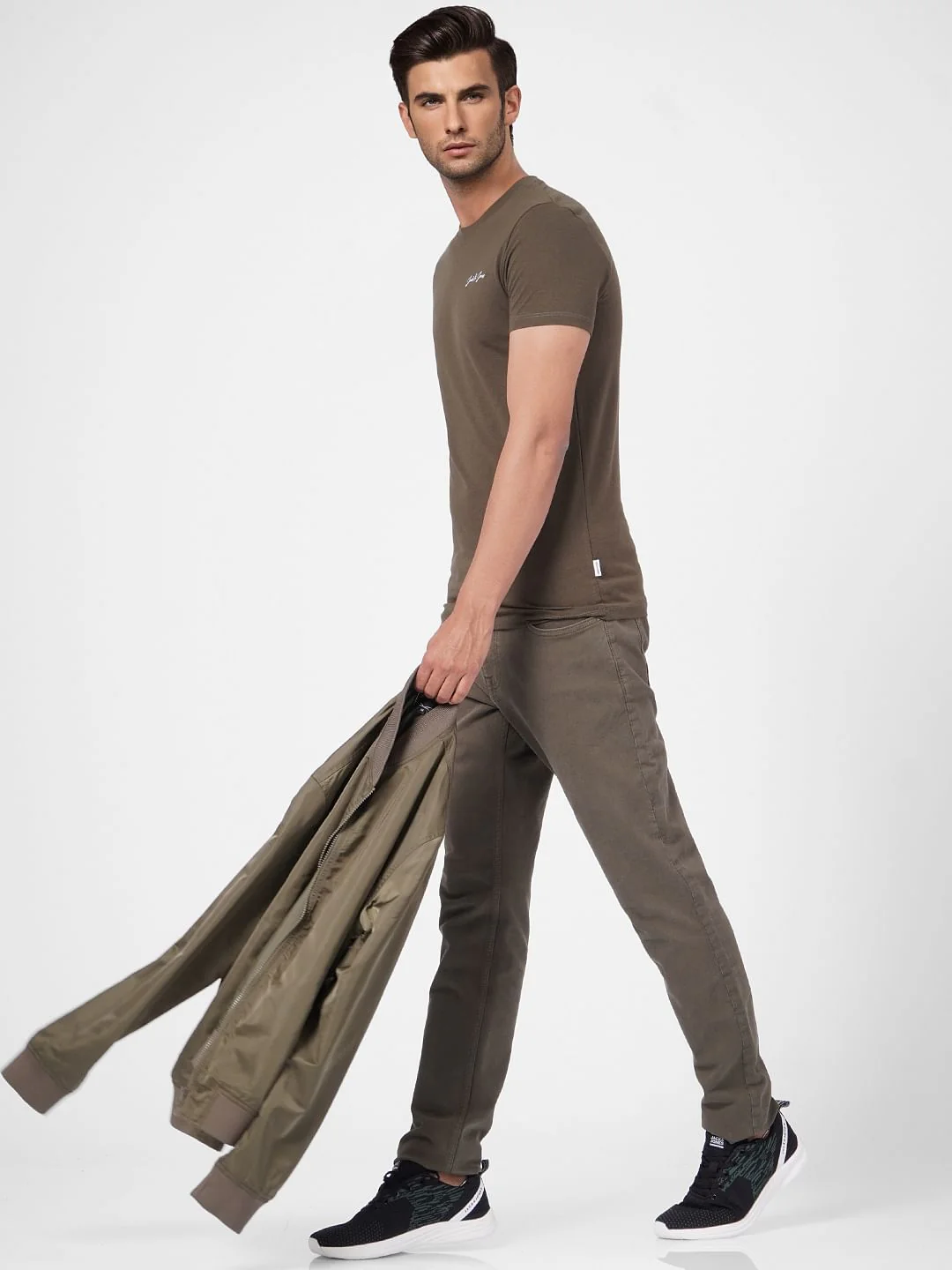 Olive Crew Neck T-shirt