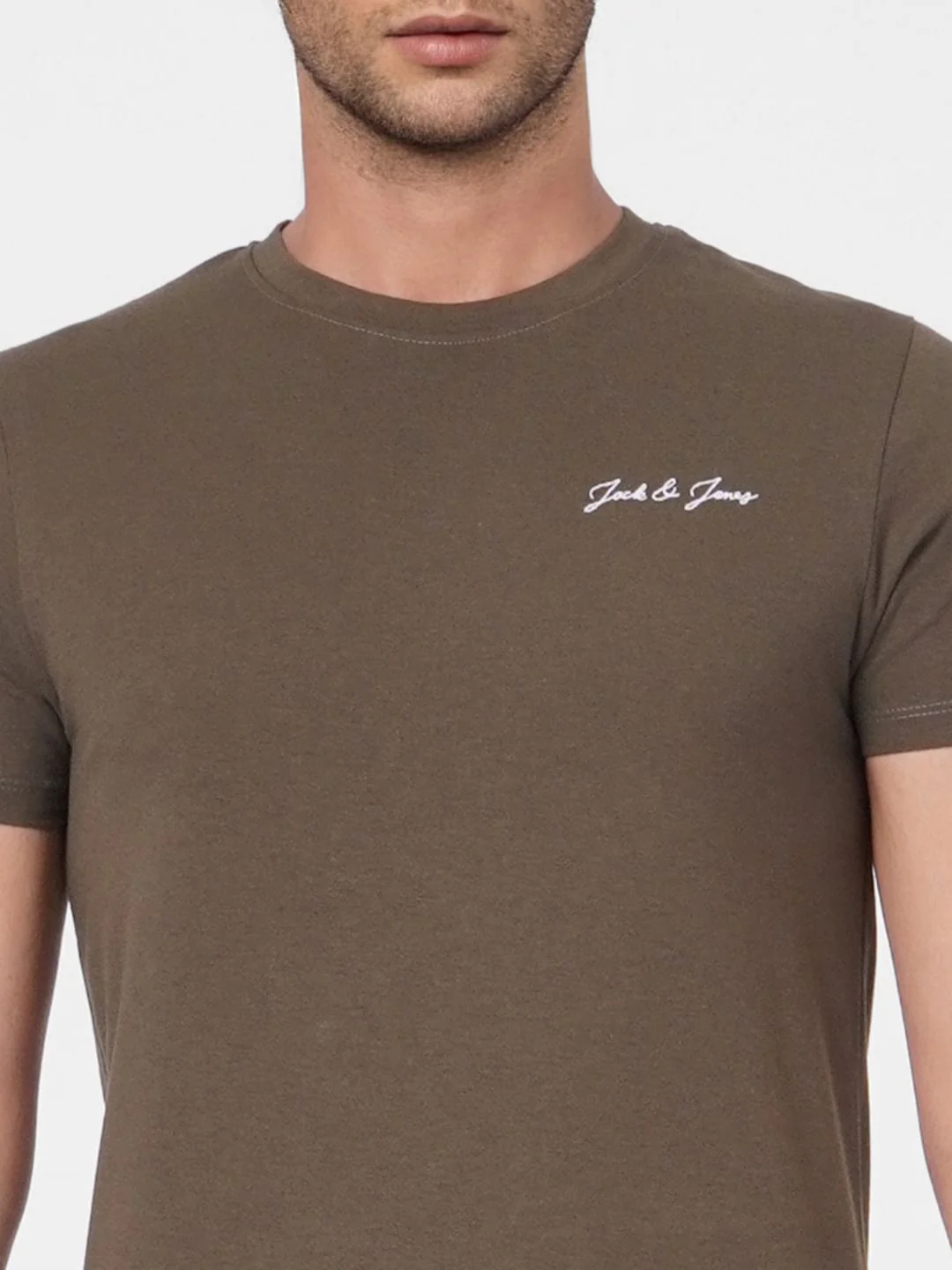 Olive Crew Neck T-shirt - Image 5