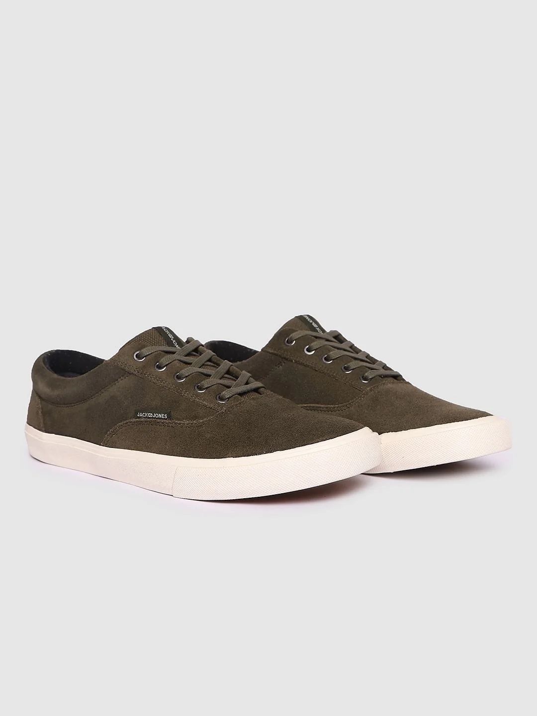 Dark Green Suede Sneakers - Image 2