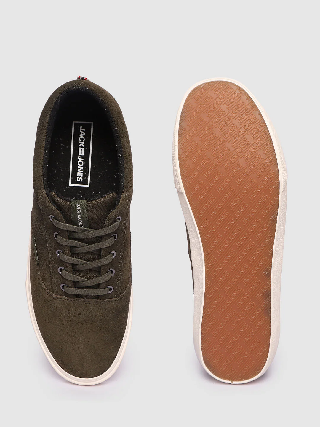 Dark Green Suede Sneakers - Image 3