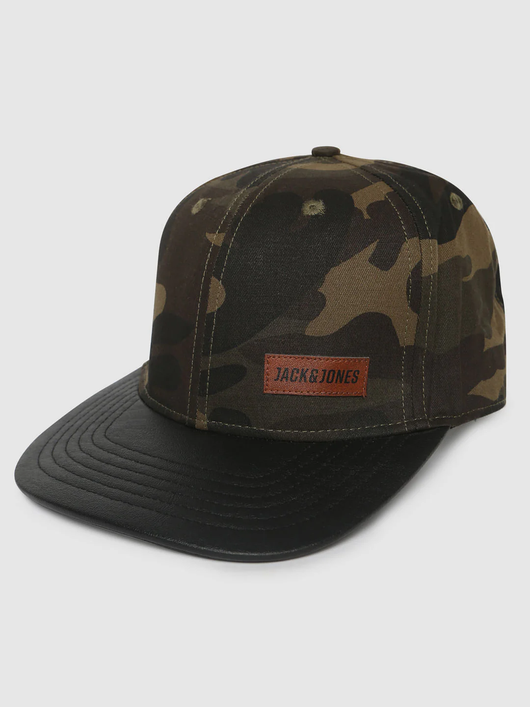Black Camo Print Cap - Image 2