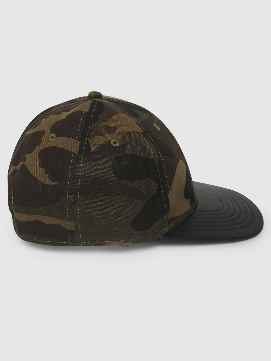 Black Camo Print Cap - Image 3