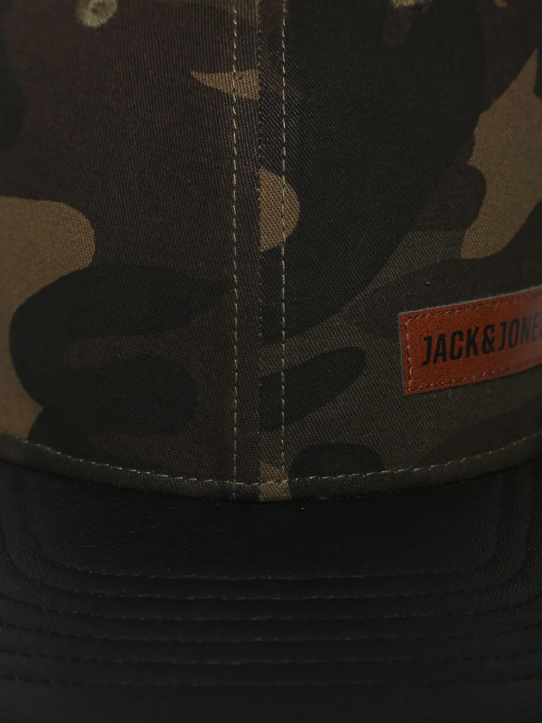 Black Camo Print Cap - Image 5