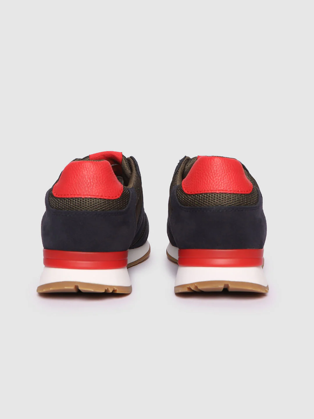 Dark Green Colourblocked Sneakers - Image 4