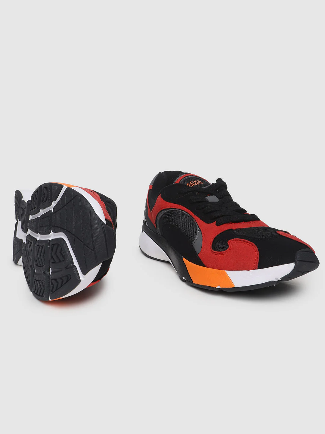 Red Colourblocked Trainers - Image 2