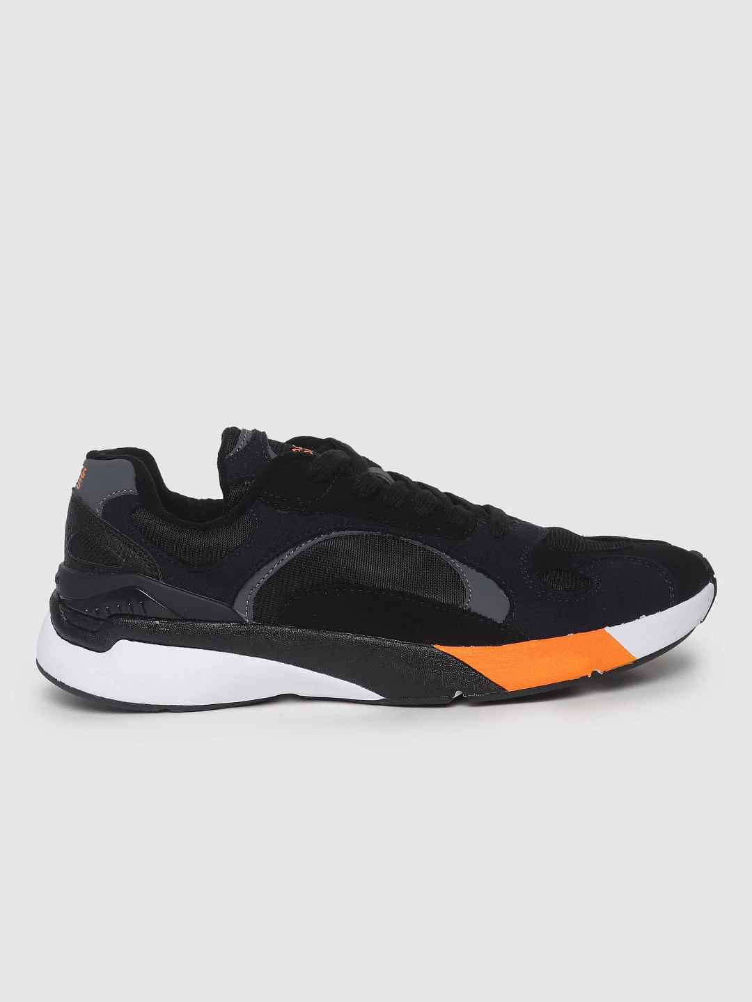 Black Colourblocked Trainers