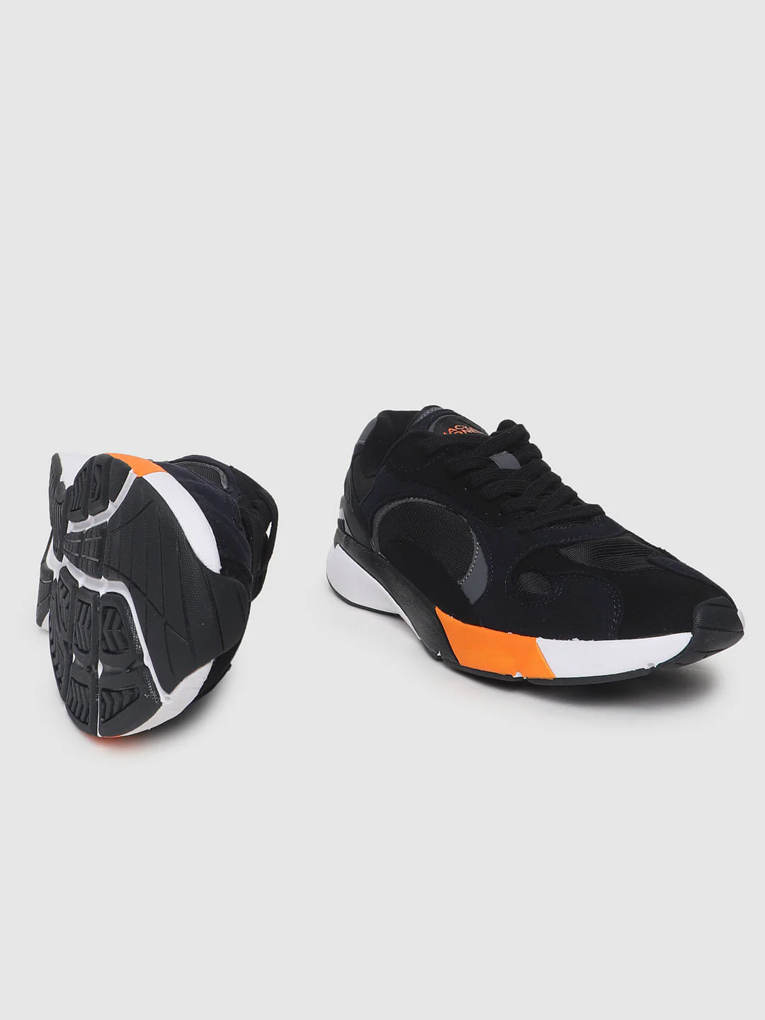 Black Colourblocked Trainers - Image 2