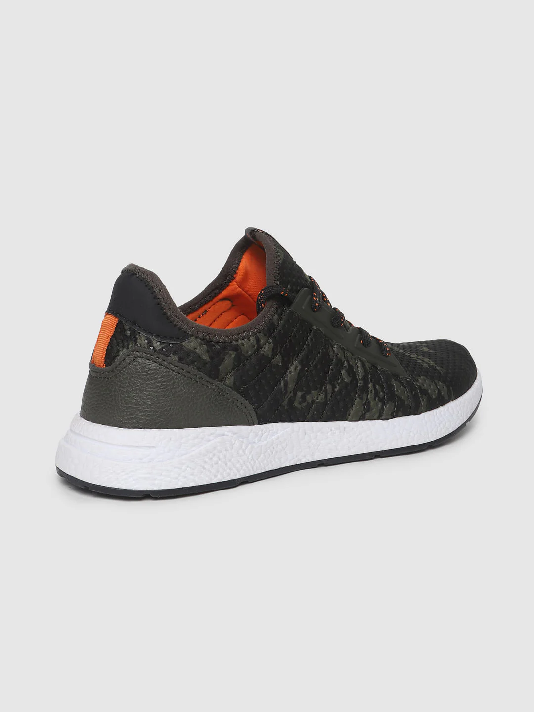 Green Camo Print Trainers - Image 4