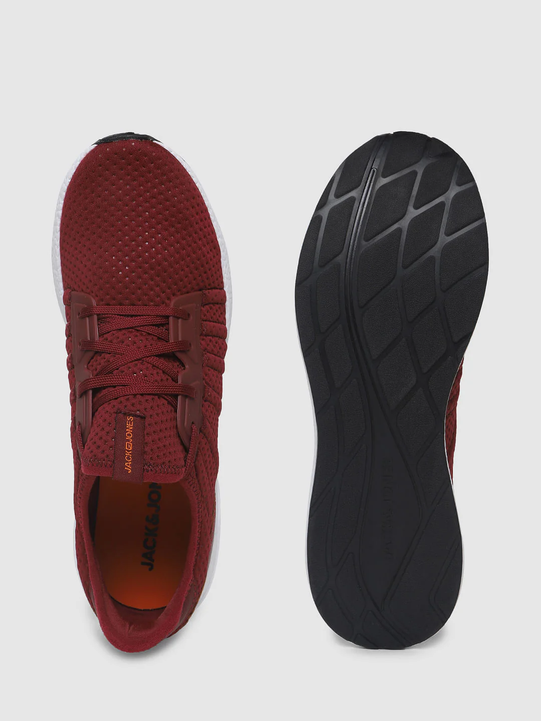 Maroon Mesh Trainers - Image 3