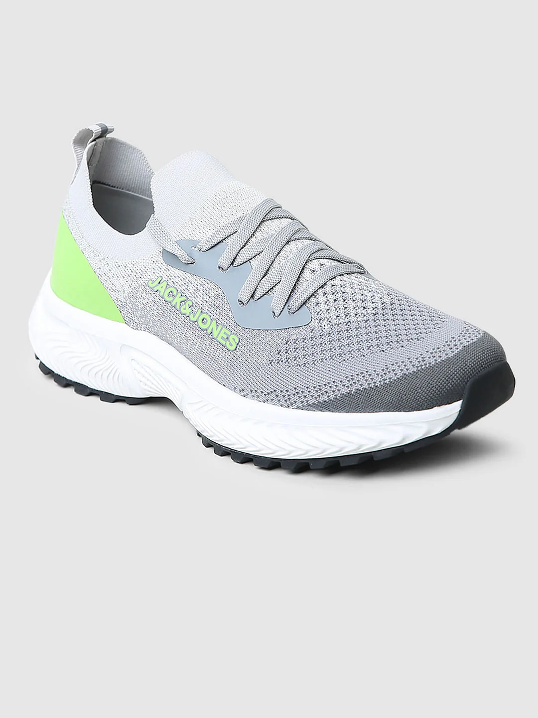 Grey Logo Print Sneakers - Image 4