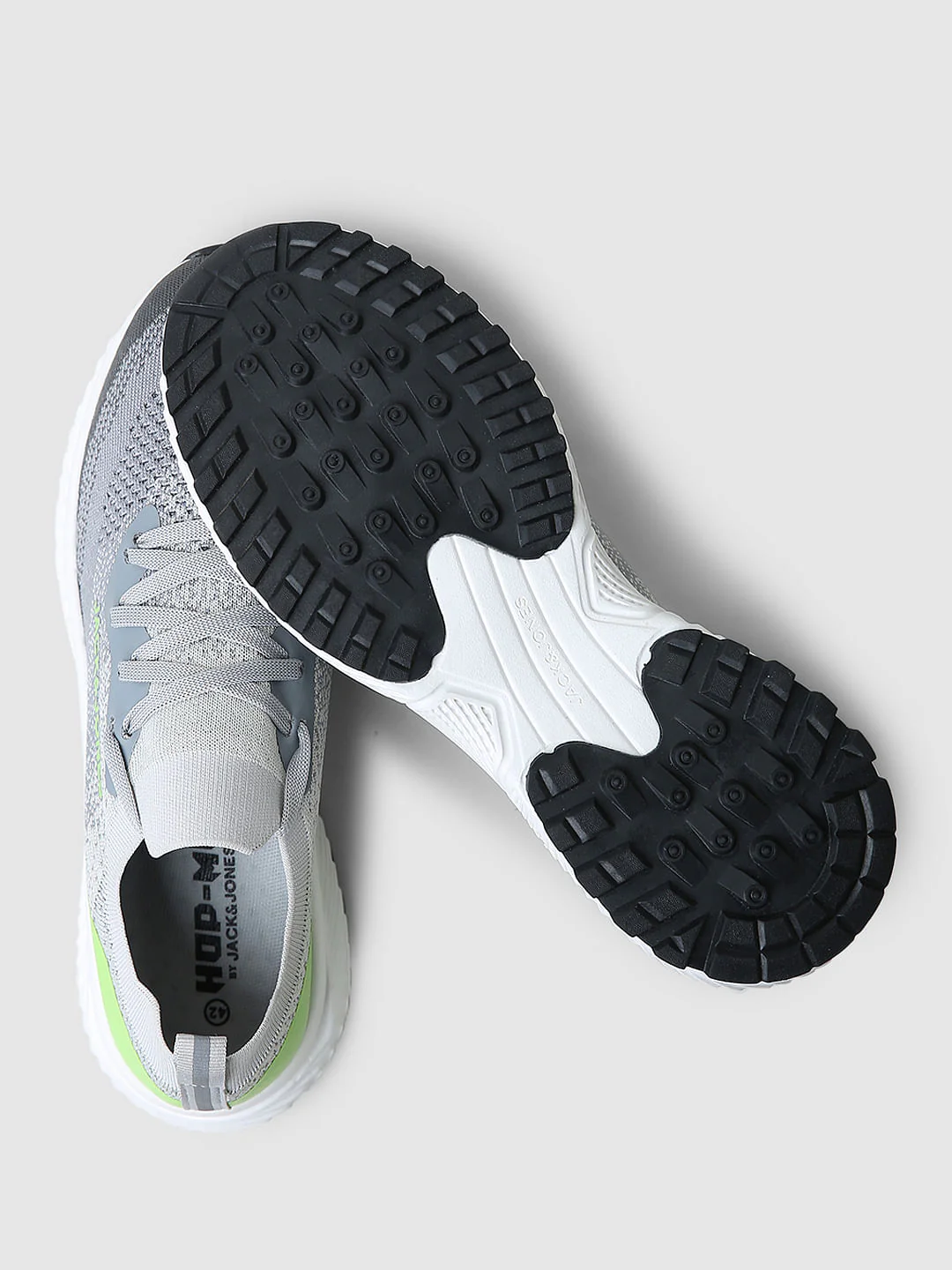 Grey Logo Print Sneakers - Image 6