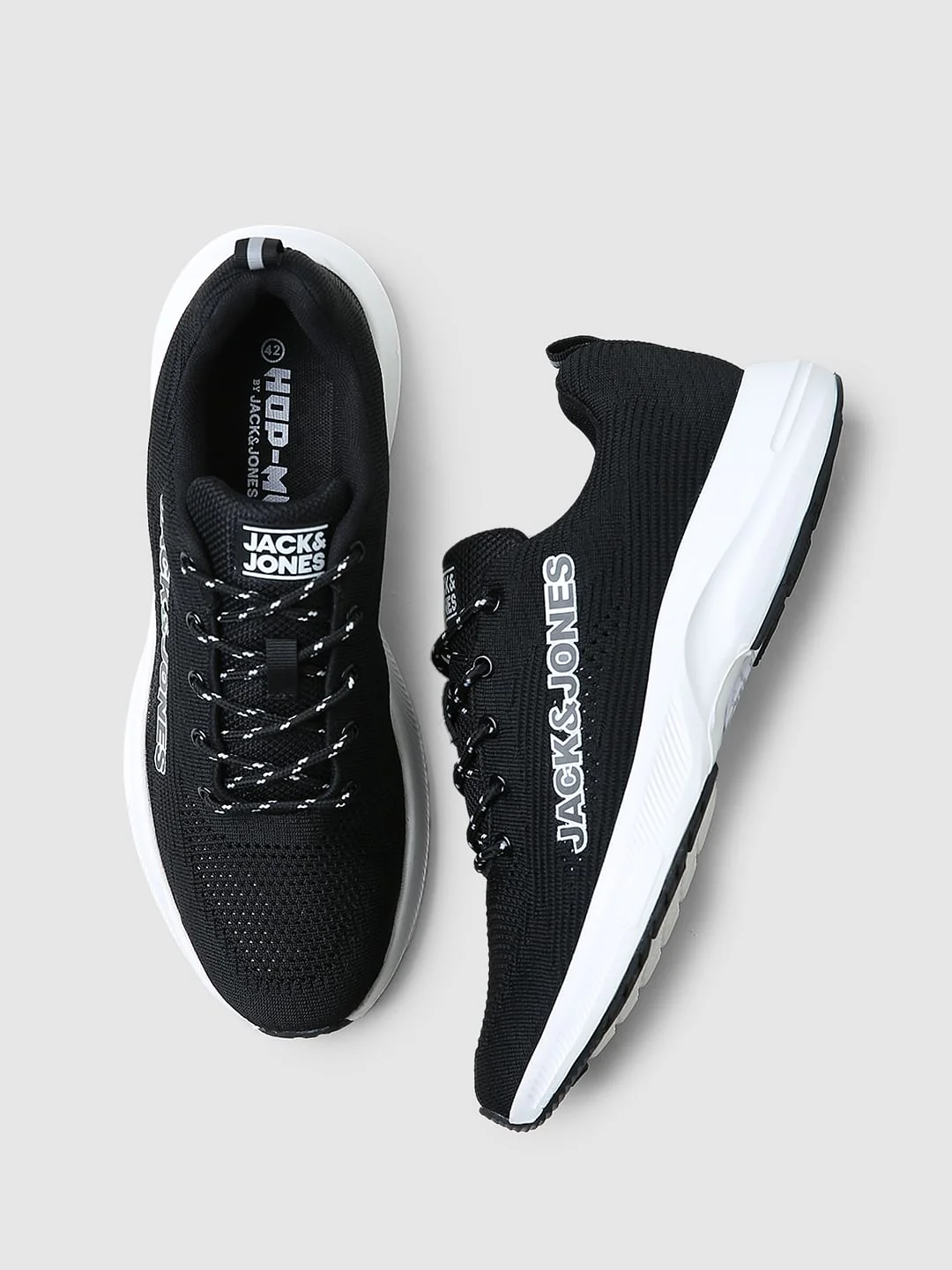 Black Knit Sneakers - Image 2