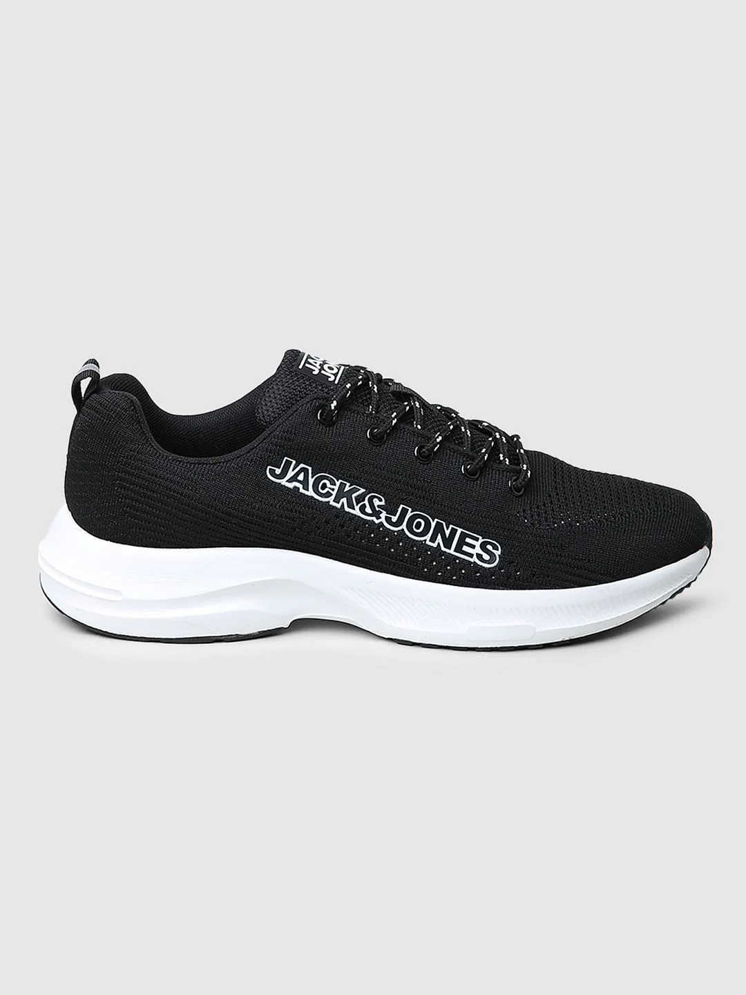 Black Knit Sneakers - Image 3