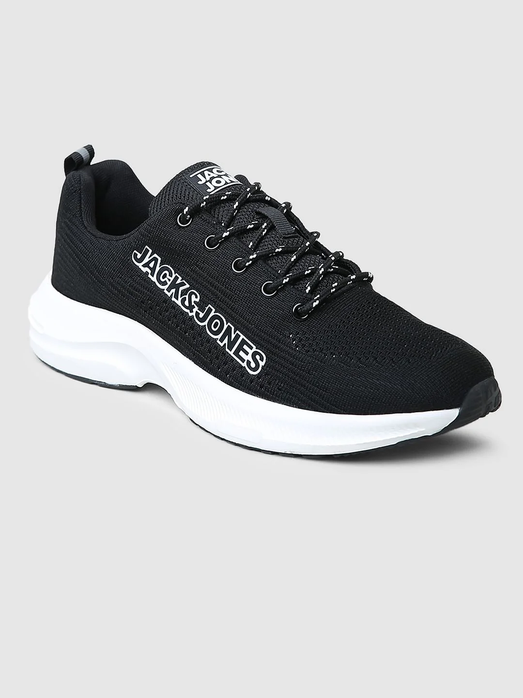 Black Knit Sneakers - Image 4