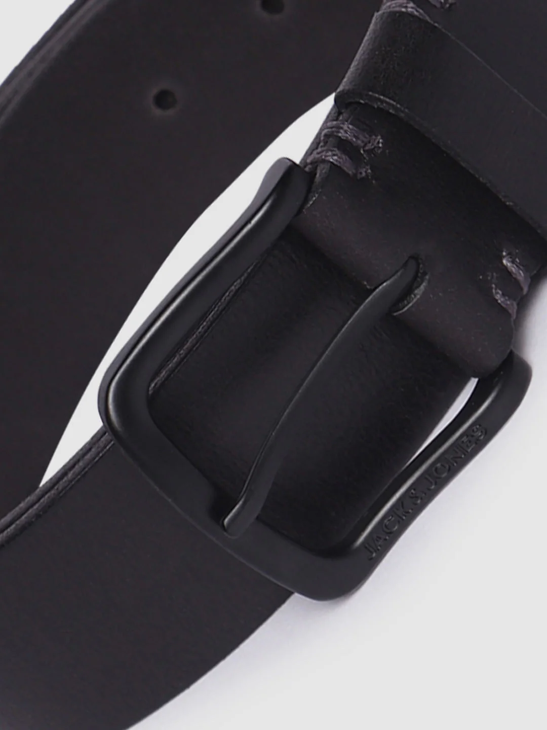 Black Leather Belt - Image 3