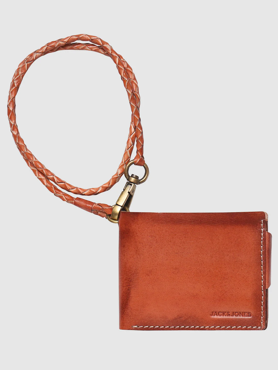 Brown Belt Hook Leather Wallet - Image 2