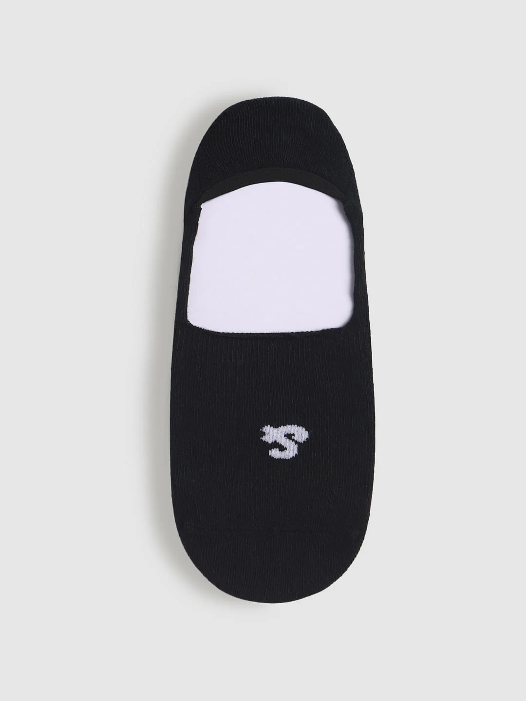 Pack Of Three No Show Socks - White, Grey, Black - Image 3