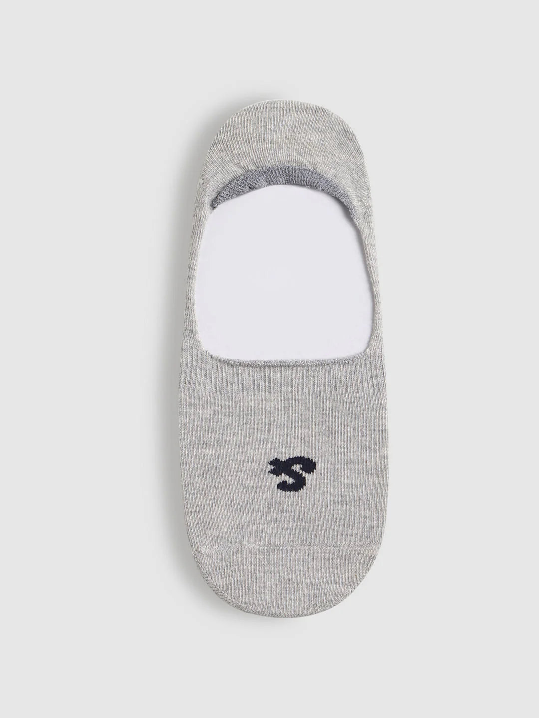 Pack Of Three No Show Socks - White, Grey, Black - Image 7